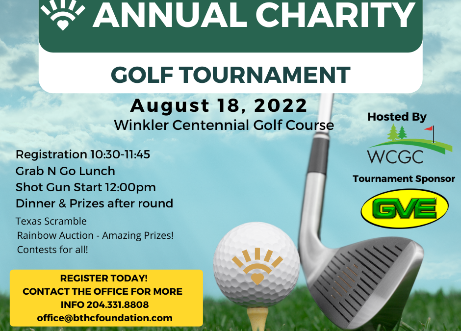 2022 Annual Charity Golf Tournament