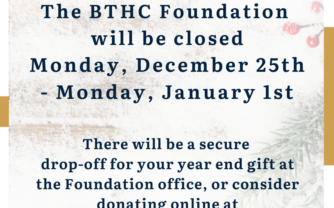 Holiday Hours